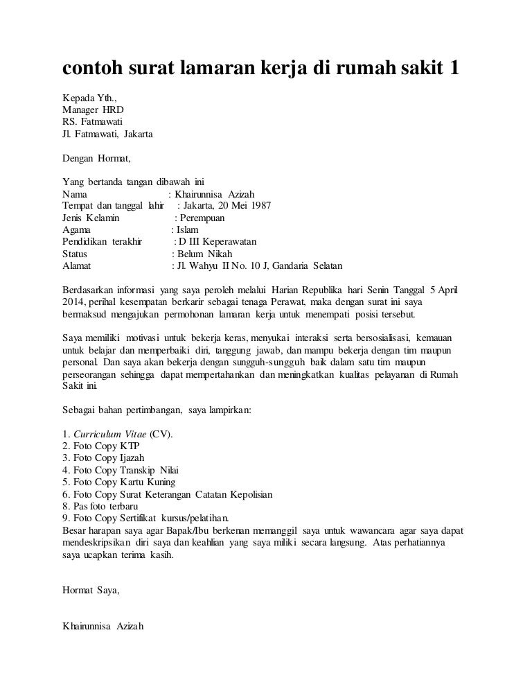 Detail Membuat Surat Lamaran Bahasa Inggris Nomer 35