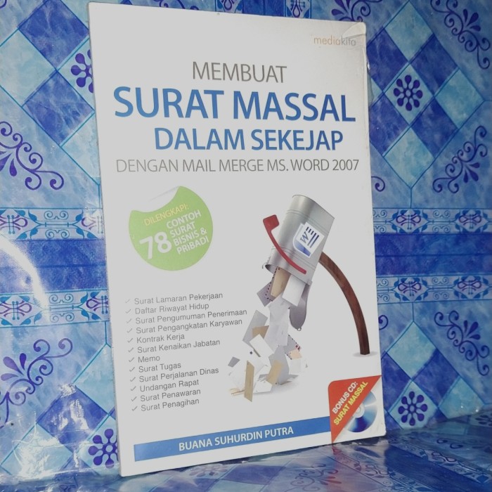 Detail Membuat Surat Massal Di Word 2007 Nomer 20