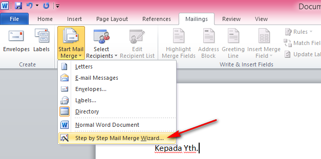 Detail Membuat Surat Massal Di Word 2007 Nomer 21