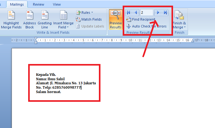 Detail Membuat Surat Massal Di Word 2007 Nomer 39