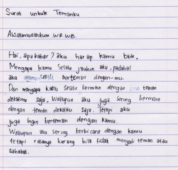 Detail Membuat Surat Untuk Sahabat Nomer 10