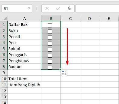 Detail Membuat Tanda Centang Di Excel Nomer 24