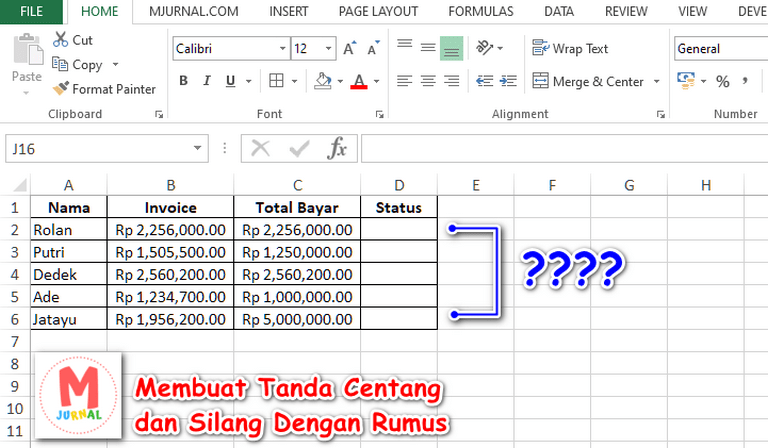 Detail Membuat Tanda Centang Di Excel Nomer 29