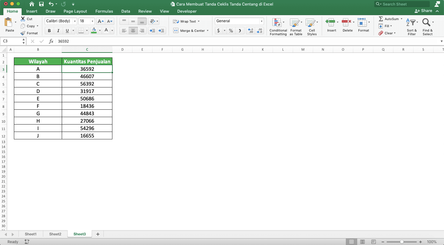 Detail Membuat Tanda Centang Di Excel Nomer 37