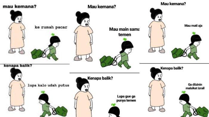 Detail Meme Mau Kemana Kenapa Balik Nomer 2