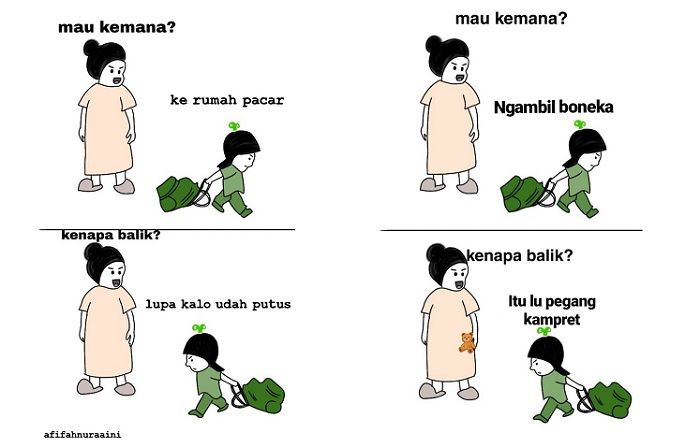 Detail Meme Mau Kemana Kenapa Balik Nomer 4