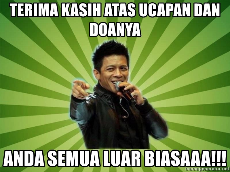 Meme Ucapan Terima Kasih - KibrisPDR