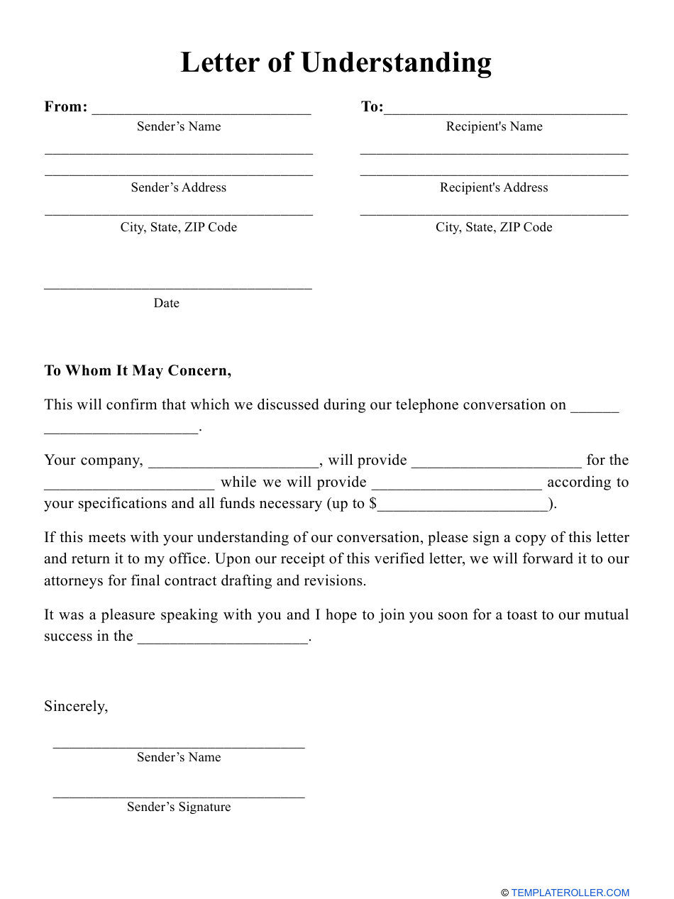 Detail Memorandum Of Understanding Template Word Nomer 52