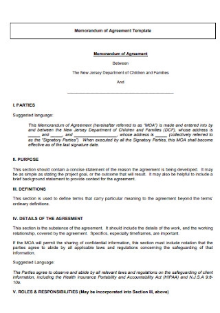 Detail Memorandum Of Understanding Template Word Nomer 55
