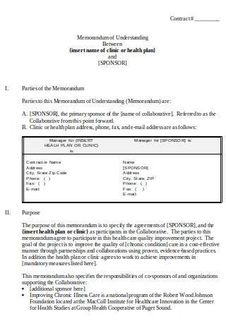 Detail Memorandum Of Understanding Template Word Nomer 58