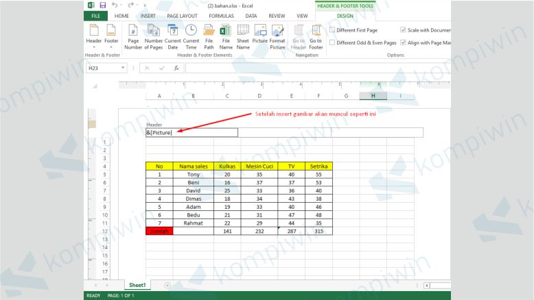 Detail Menambakan Watermark Gambar Di Excel Nomer 16