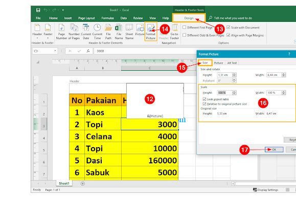 Detail Menambakan Watermark Gambar Di Excel Nomer 31