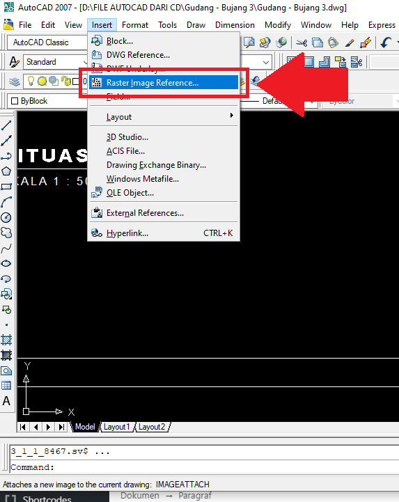 Detail Mencari Gambar Jadi Di Autocad Nomer 36