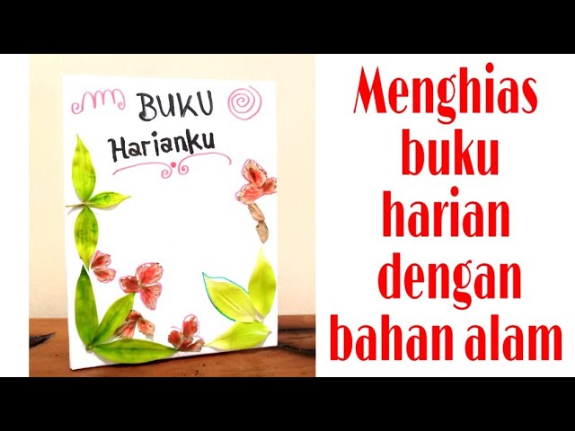 Detail Menghias Buku Diary Nomer 50