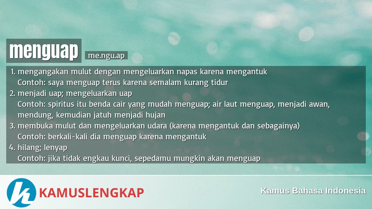 Detail Menguap Bahasa Inggris Nomer 21