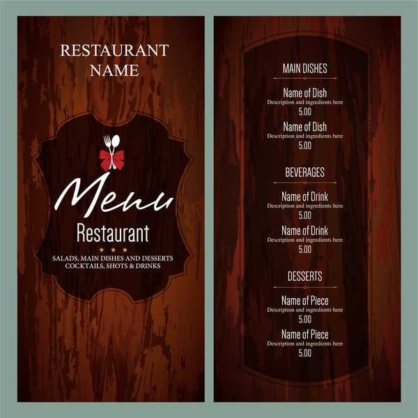 Detail Menu Design Template Nomer 13