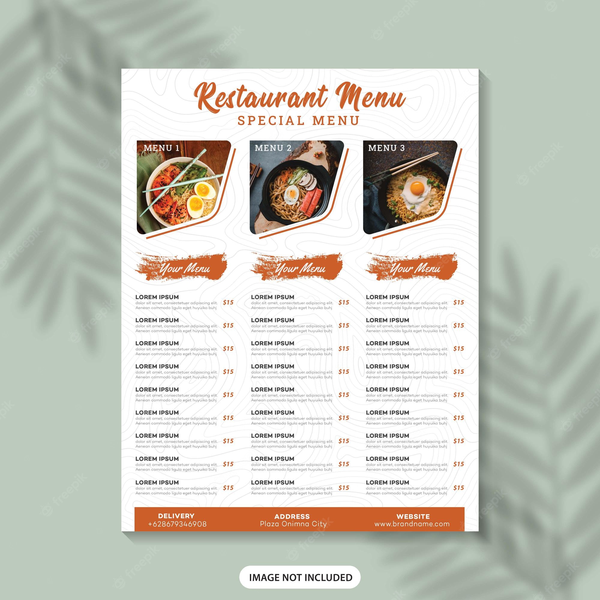 Detail Menu Design Template Nomer 24