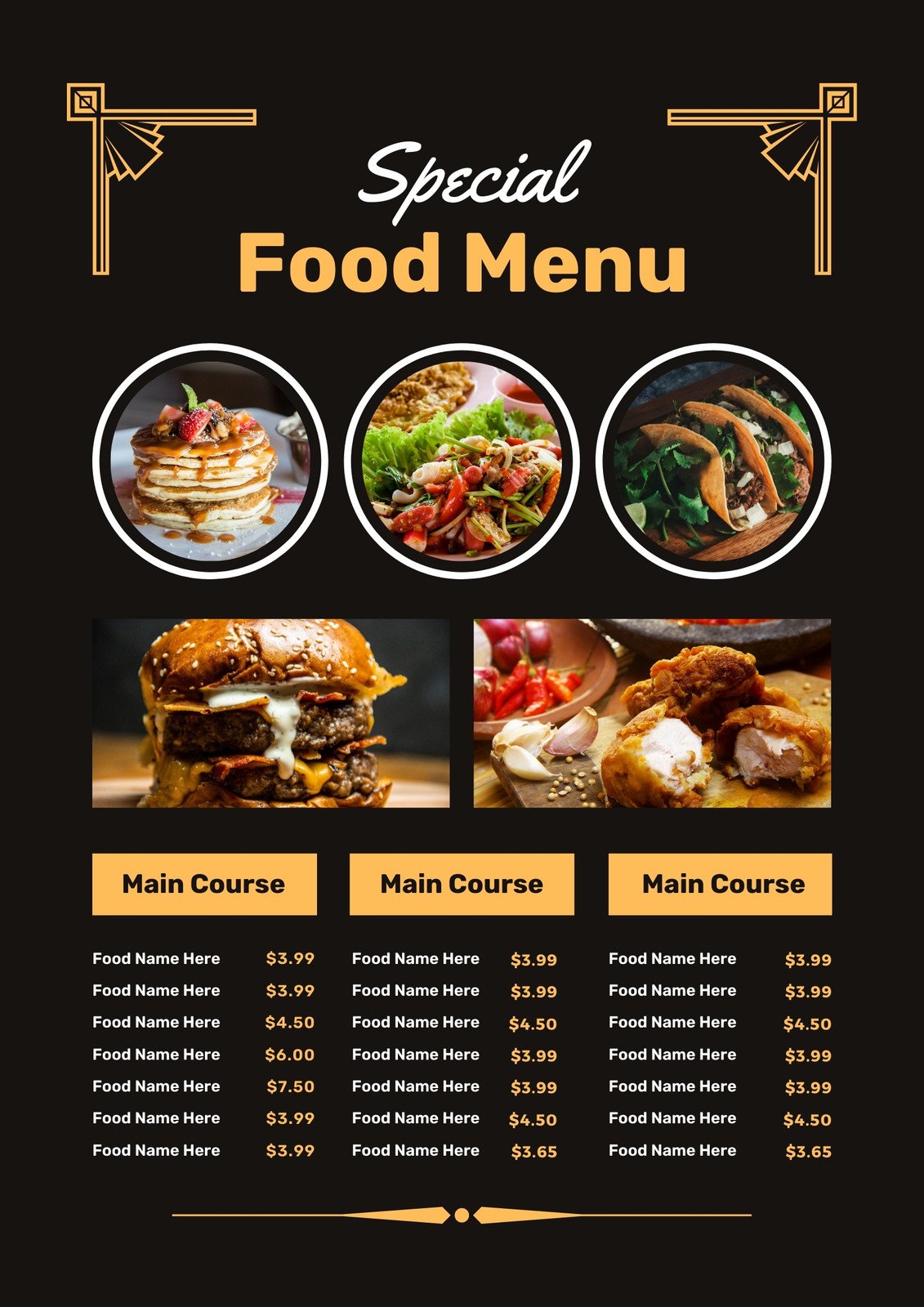 Detail Menu Design Template Nomer 33