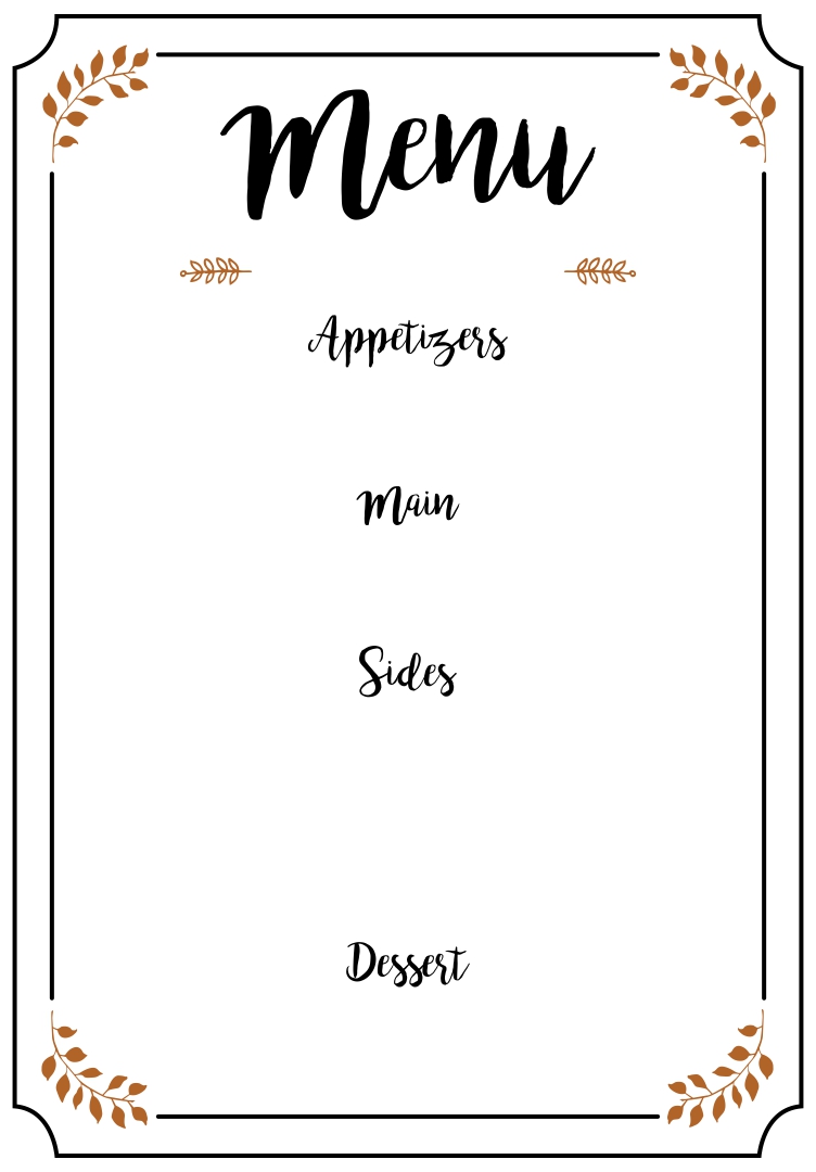 Detail Menu Template Free Nomer 38