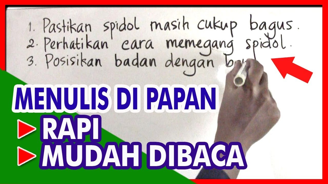 Detail Menulis Di Papan Tulis Nomer 6