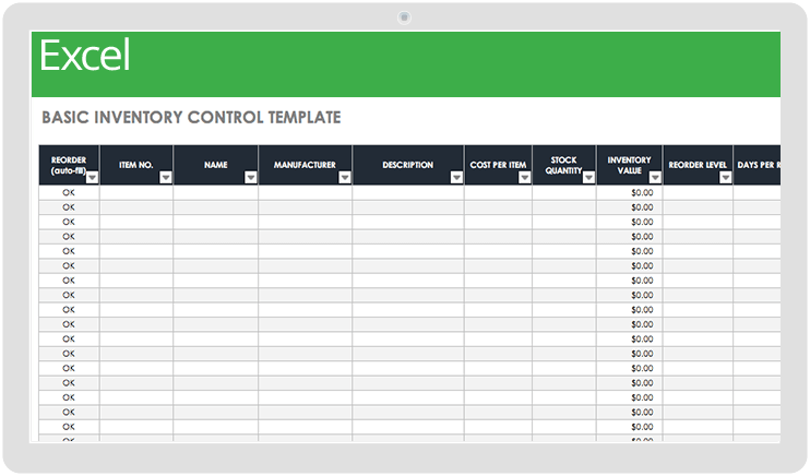 Detail Merchandise Spreadsheet Template Nomer 28