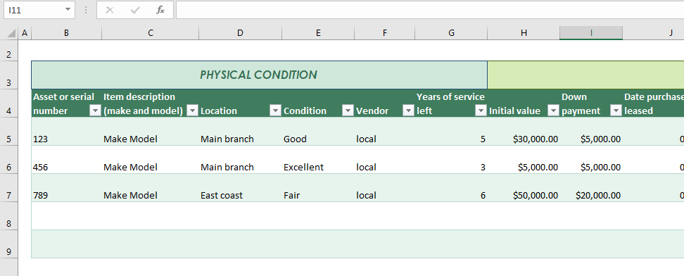Detail Merchandise Spreadsheet Template Nomer 46