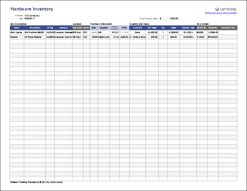 Detail Merchandise Spreadsheet Template Nomer 9