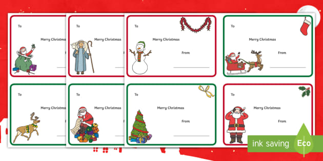 Detail Merry Christmas Template Card Nomer 32