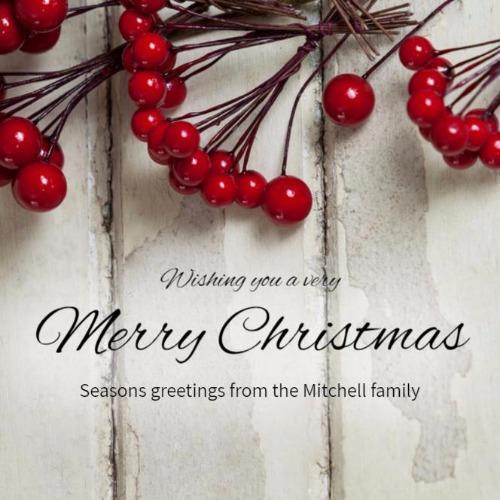 Detail Merry Christmas Template Card Nomer 49