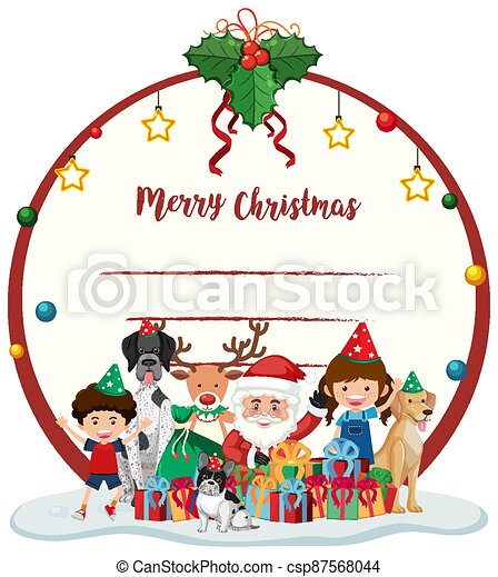 Detail Merry Christmas Template Card Nomer 7