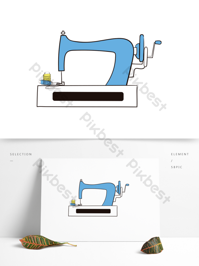 Detail Mesin Jahit Vektor Png Nomer 15