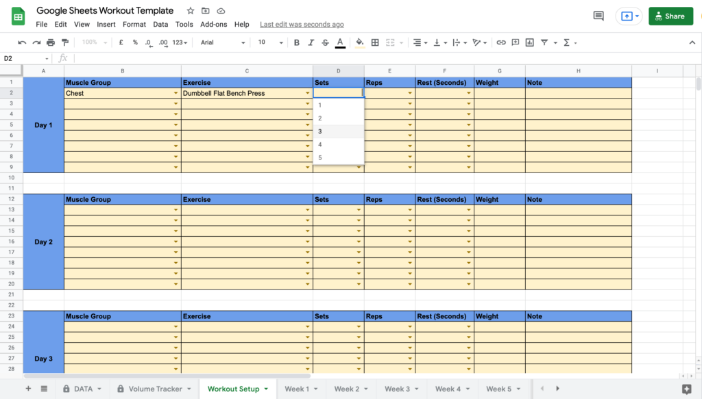 Detail Mesocycle Template Excel Nomer 22