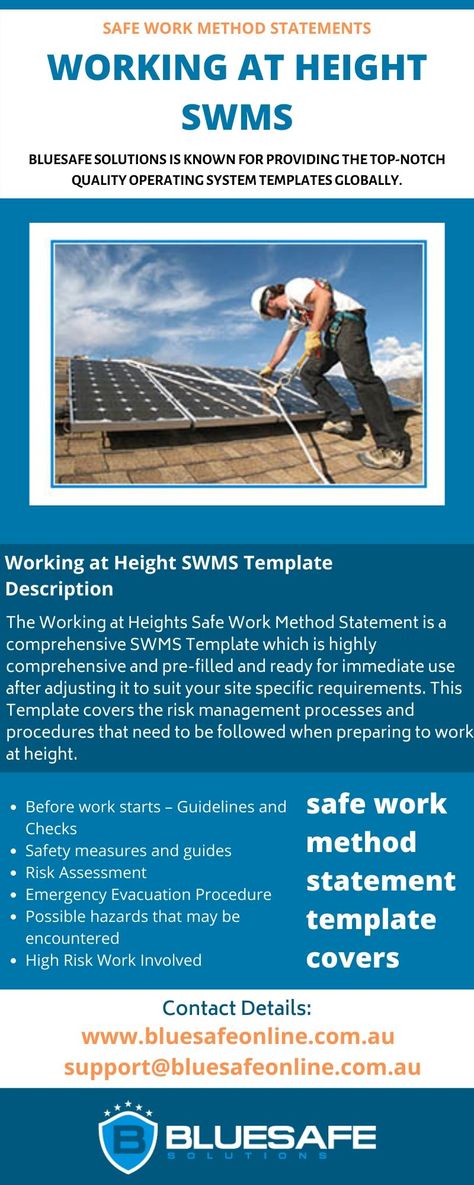 Detail Method Statement For Working At Height Template Nomer 23