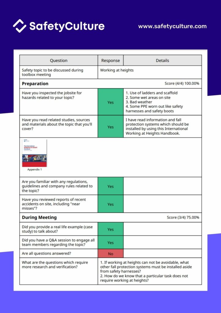 Detail Method Statement For Working At Height Template Nomer 40