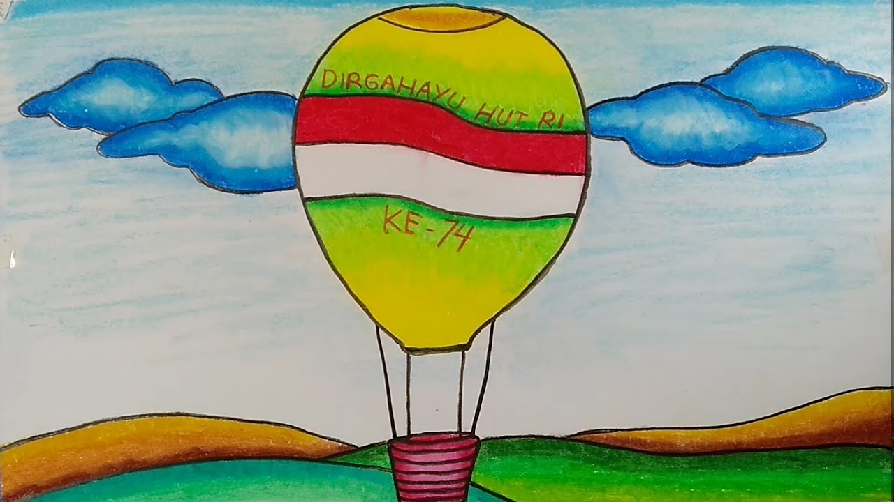 Detail Mewarnai Gambar Balon Untuk Anak Paud Nomer 38
