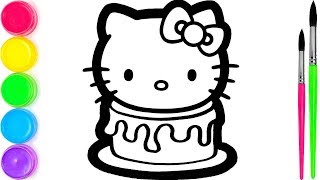 Detail Mewarnai Gambar Hello Kitty Nomer 15