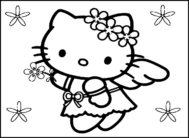 Detail Mewarnai Gambar Hello Kitty Terbaru Nomer 21