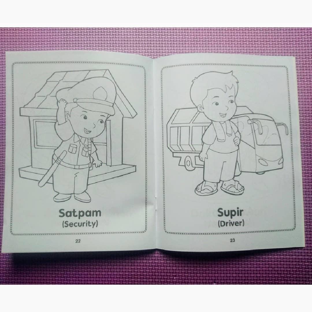 Detail Mewarnai Gambar Satpam Iuntuk Anak Paud Nomer 4