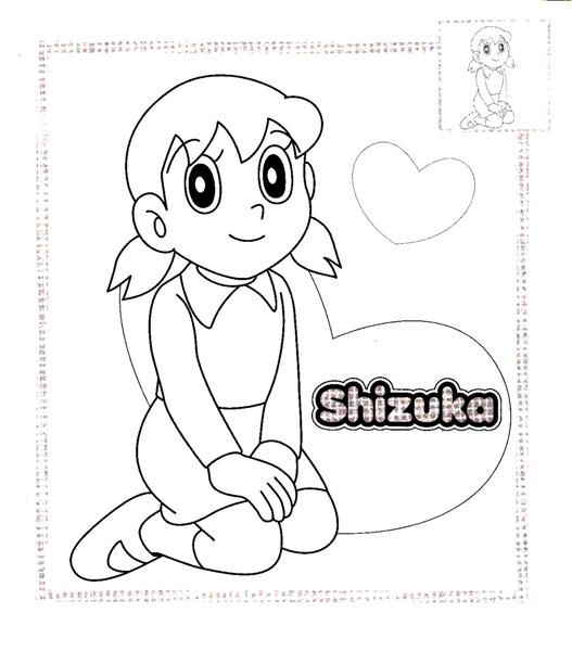 Mewarnai Gambar Shizuka Mewarnai Gambar Shizuka Doraemon - KibrisPDR