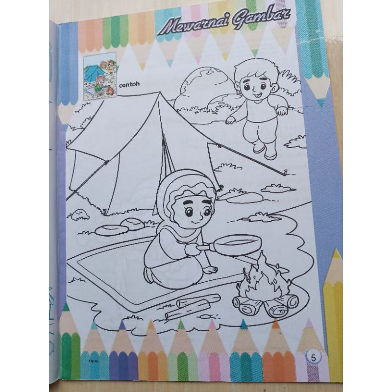 Detail Mewarnai Gambar Tema Rekreasi Untuk Anak Tk Nomer 22