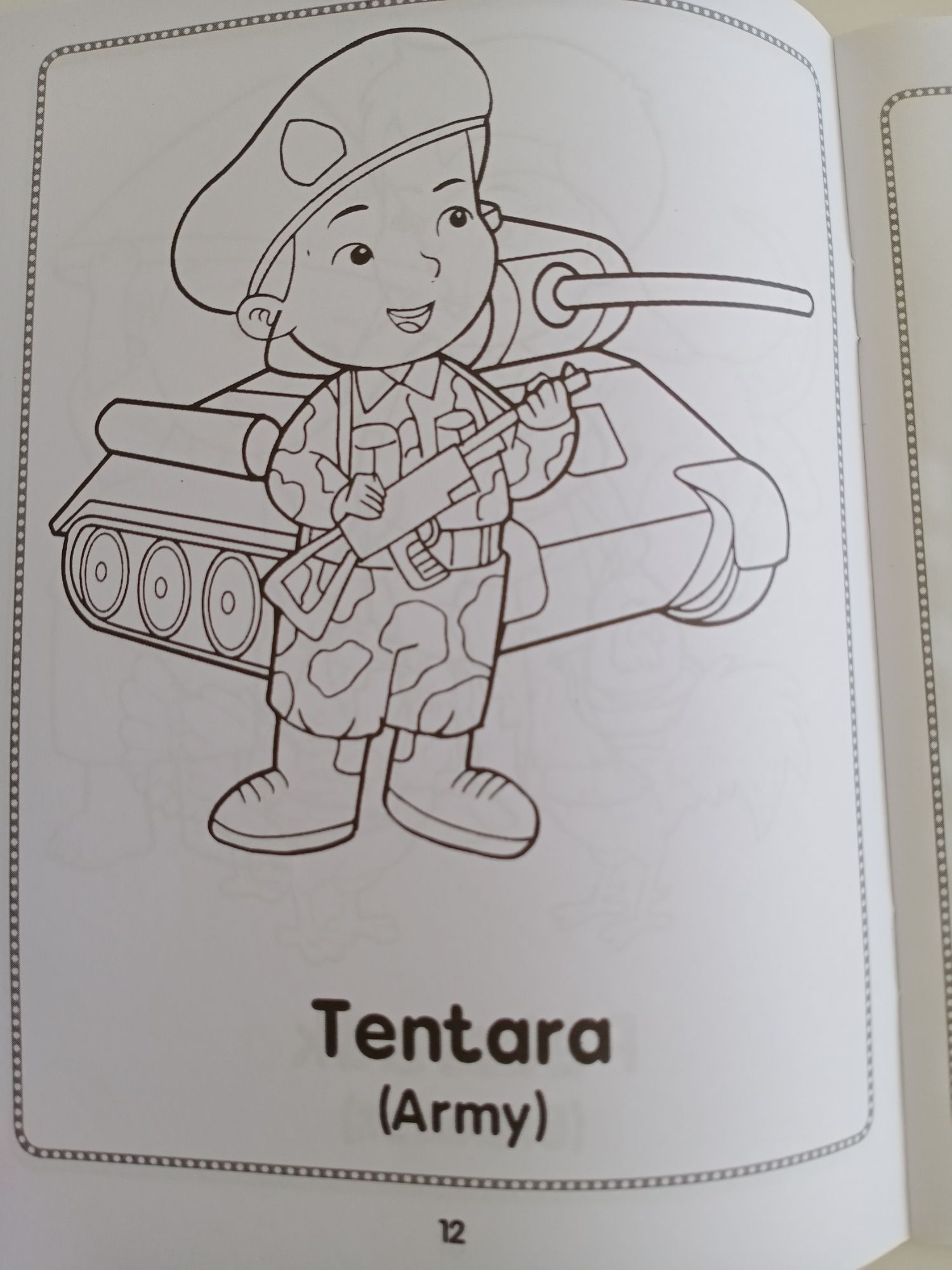 Detail Mewarnai Gambar Tentarauntuk Anak Paud Nomer 5