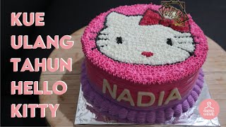 Detail Mewarnai Gambar Ulang Tahun Tema Hello Kitty Nomer 17