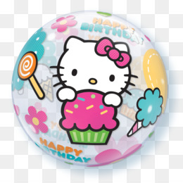 Detail Mewarnai Gambar Ulang Tahun Tema Hello Kitty Nomer 29