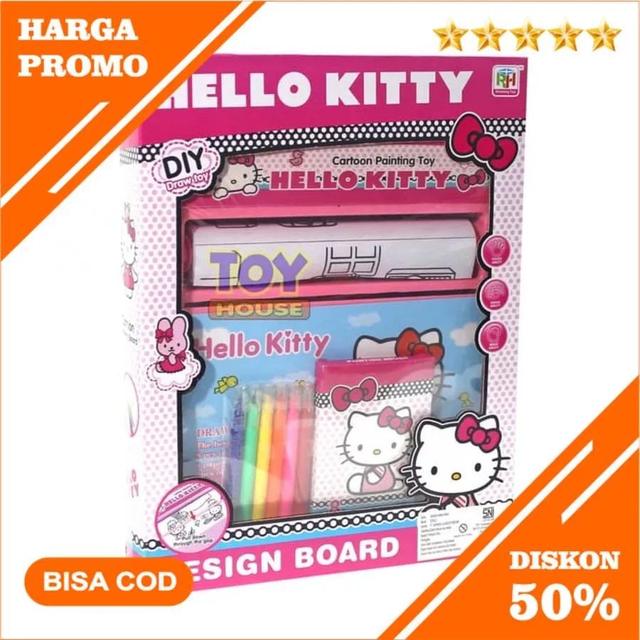 Detail Mewarnai Hello Kitty Dengan Crayon Nomer 46