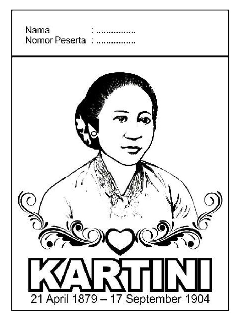 Detail Mewarni Gambar Kartini Nomer 6