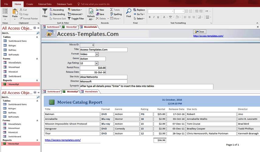 Detail Microsoft Access Patient Database Template Nomer 19