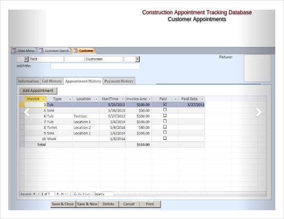 Detail Microsoft Access Patient Database Template Nomer 21