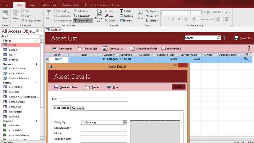 Detail Microsoft Access Patient Database Template Nomer 27