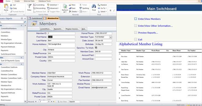 Detail Microsoft Access Patient Database Template Nomer 4