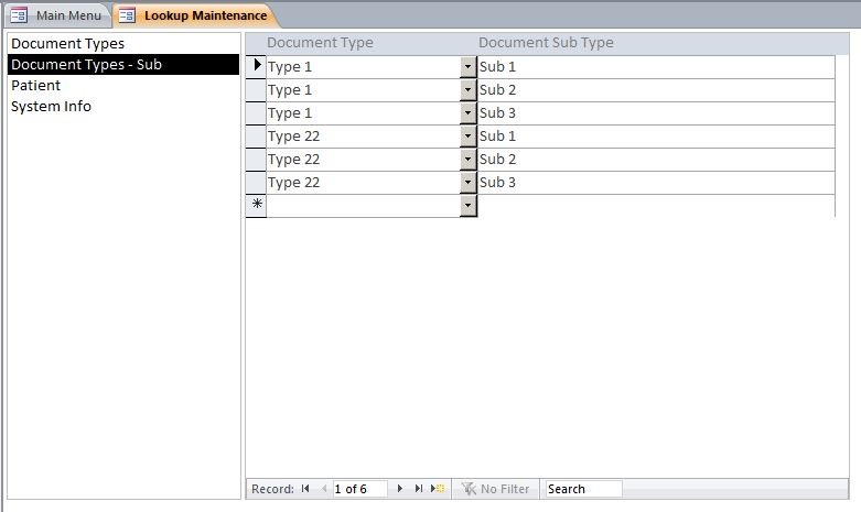 Detail Microsoft Access Patient Database Template Nomer 8